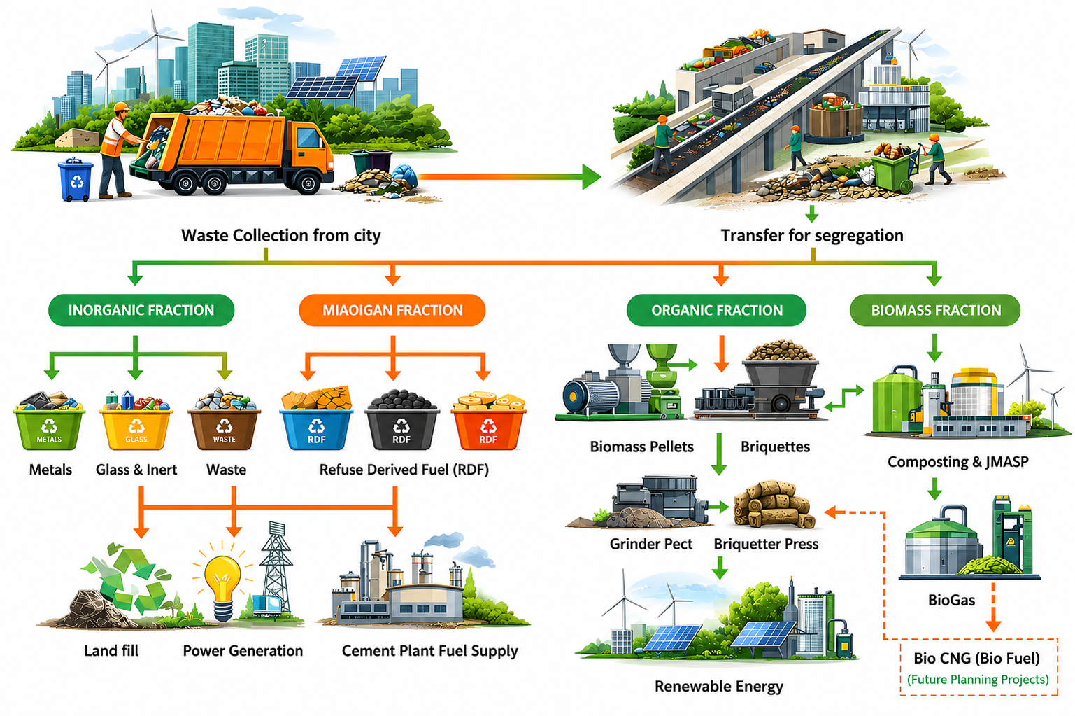 OJAS BIOFUEL Circular Economy Process